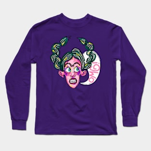 OMG face girl Long Sleeve T-Shirt